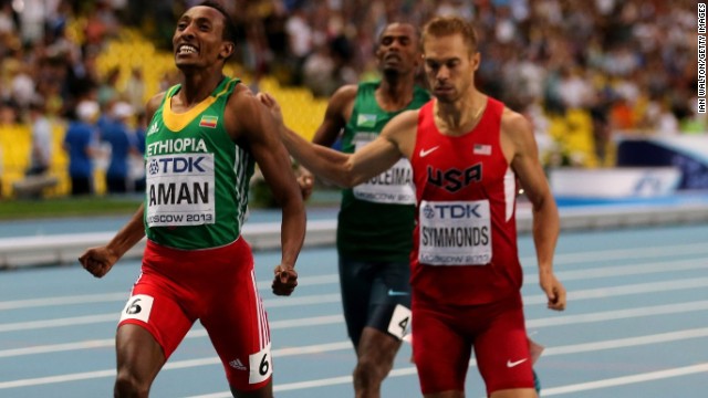 Nick Symmonds won a silver medal in the 800 meters at the world championships. 