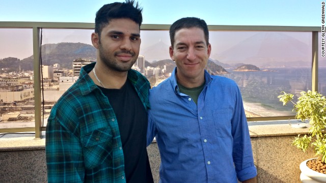 Glenn Greenwald, right, seen with his partner, David Miranda, is leaving The Guardian for a new journalistic venture.