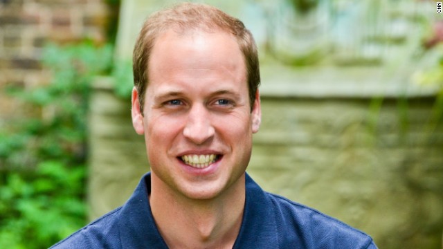 Britain&#39;s Prince William speaks to CNN in an interview earlier this year.