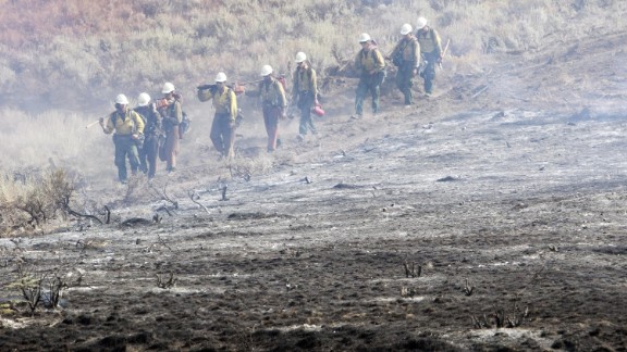 Clouds Help Crews Battle Idaho Wildfire Cnn 9399