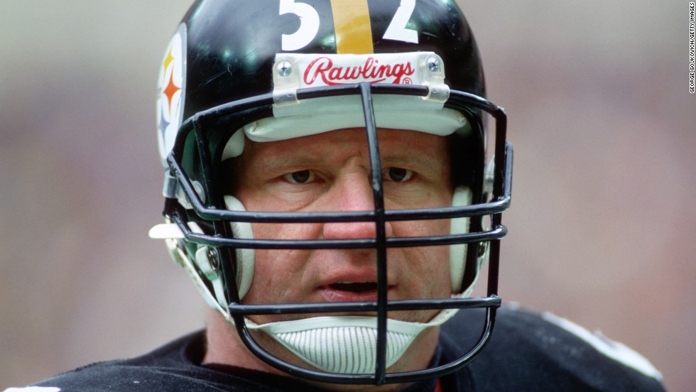 Hall of Fame offensive lineman Mike Webster was the first former NFL player to be diagnosed with CTE.  After his retirement, Webster suffered from amnesia, dementia, depression, and bone and muscle pain.