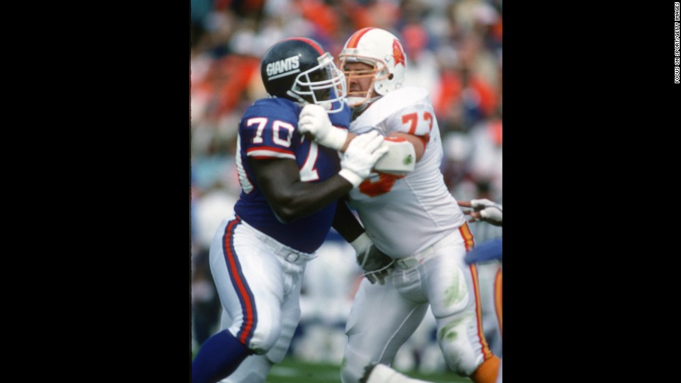 Tom McHale of the Tampa Bay Buccaneers, right, died in 2008 &lt;a href=&quot;http://www.cnn.com/2009/HEALTH/01/26/athlete.brains/index.html&quot;&gt;of an apparent drug overdose&lt;/a&gt; at the age of 45.