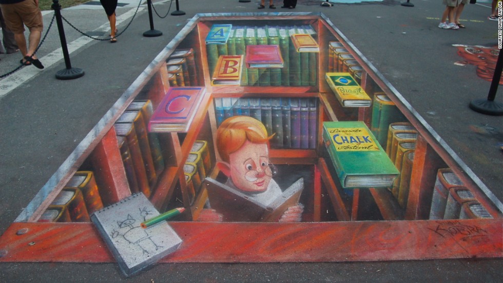 the chalk artist