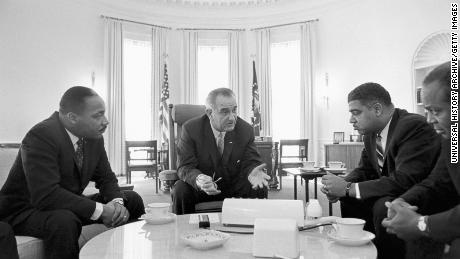 King's leadership was crucial on civil rights legislation, but Johnson and others played key roles.