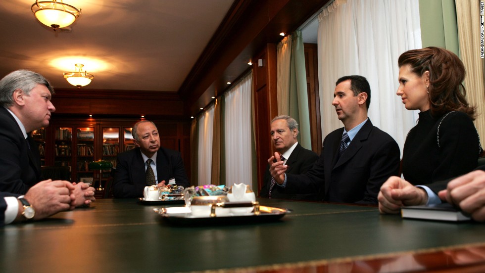Al-Assad visits Moscow&#39;s State Institute for Foreign Relations in Moscow on January 25, 2005, where he was awarded with a honorary doctorate.