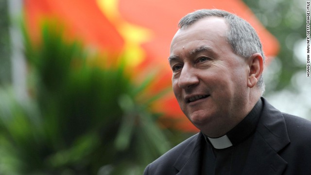 The new Holy See&#39;s secretary of statePietro Parolin pictured here in Hanoi on February 19, 2009.