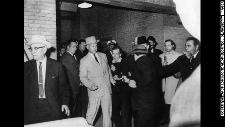 In front of reporters, Jack Ruby killed Kennedy's alleged assassin, Lee Harvey Oswald.