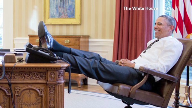 President Puts Foot On Desk Furor Ensues Cnn Video 6872