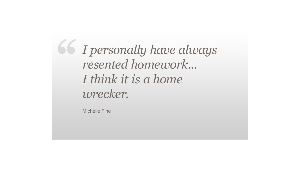quote on homework