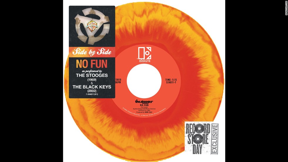 But vinyl has returned on a wave of hipster chic and nostalgia, not to mention audiophiles&#39; conviction that records just sound better.  Most new releases today -- like this double-sided record from the Stooges and the Black Keys -- come out in vinyl, too.