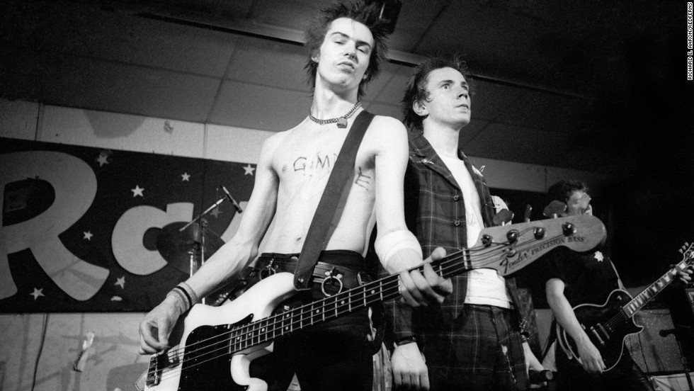 Equal parts provocateurs, fashion victims and three-chord howlers, the Sex Pistols kicked off their meteoric rise with their angry &quot;Anarchy in the UK&quot; and a number of controversial media appearances. The band made just one studio album, but its echoes still reverberate.