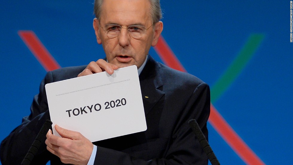 Image result for IOC olympic committee awards games to Tokyo