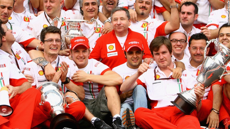 Raikkonen celebrated his title with Ferrari but two years later the Italian team chose to stick with Felipe Massa as it juggled its lineup. The team ended the Finn&#39;s contract in order to bring in Alonso, a double world champion with Renault, for 2010.