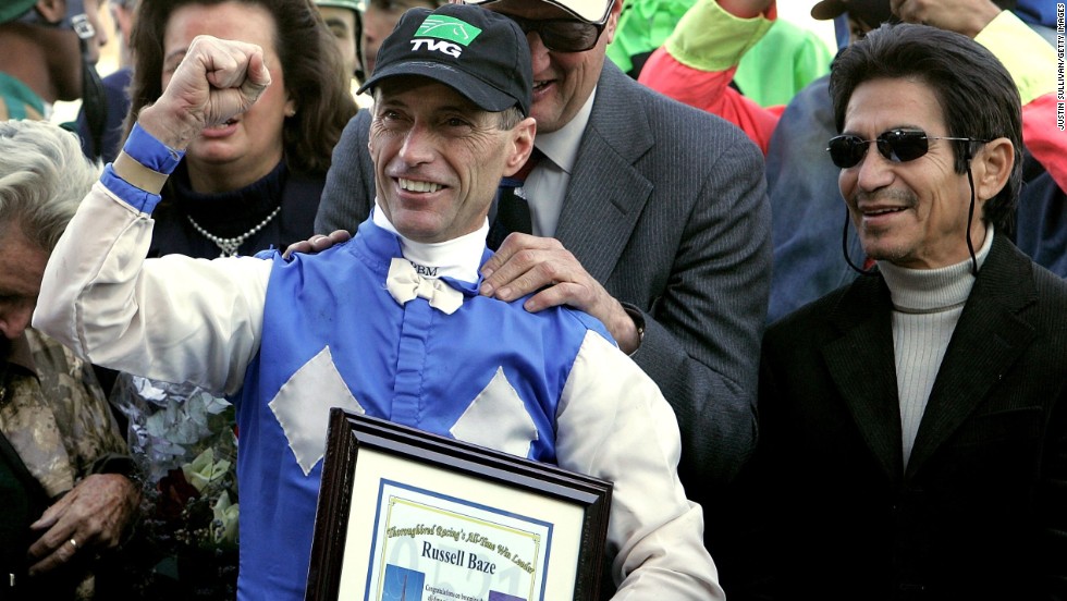 Baze, who celebrated alongside Pincay, has gone on to more success. He has recorded 400 winners in a calendar year on 13 separate occasions, the last time in 2009. No other jockey has managed the feat more than three times. 