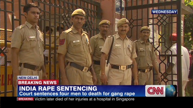 Death sentences for India rapists