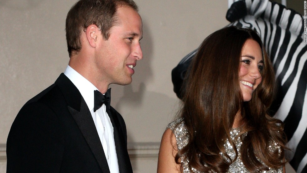 The royal couple attends the Tusk Conservation Awards at the Royal Society in London in September 2013.