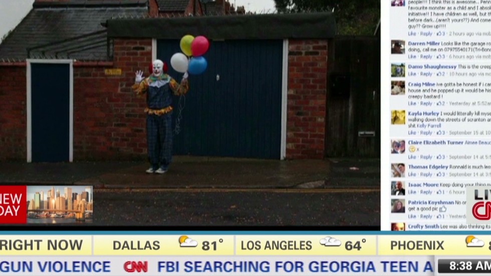 A Creepy Clown Goes Viral Cnn Video