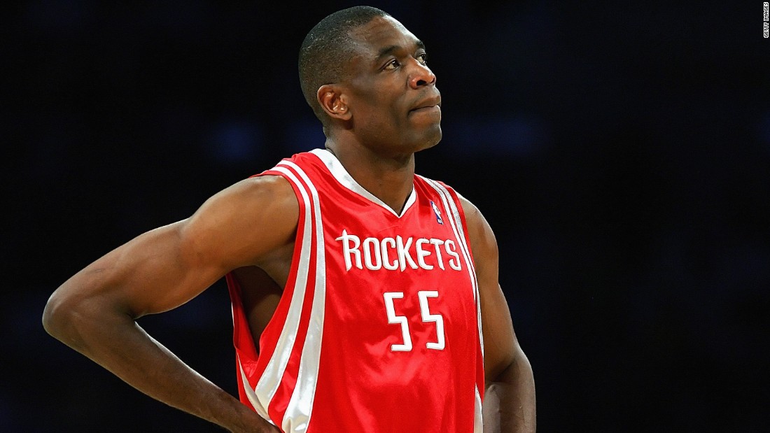 Dikembe Mutombo was born in Kinshasa, in the Democratic Republic of the Congo. He arrived at Georgetown University speaking no English, but graduated in 1991 with a degree in linguistics and diplomacy. The 7-foot 2-inch center played on six NBA teams, making eight All-Star appearances. 