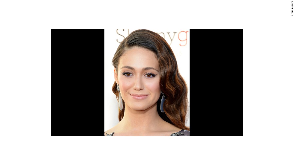 Emmy Rossum carries off a &#39;fairytale kind of look&#39; courtesy of makeup artist Jo Baker.