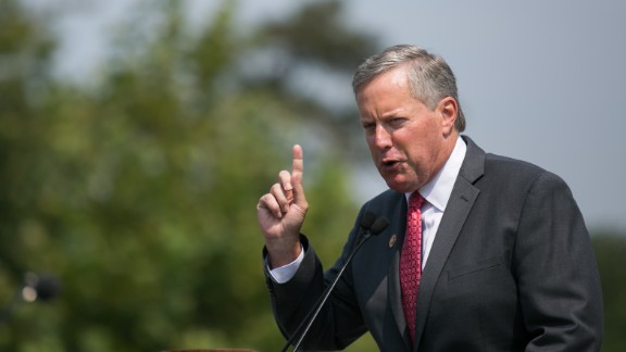 Rep. Mark Meadows, R-North Carolina -- The architect. During Congress' August recess, the tea party-backed freshman wrote to Republican leaders suggesting that they tie dismantling Obamacare to the funding bill. Though initially rejected by GOP leadership, 79 of Meadows' House colleagues signed on to the letter, which quoted James Madison writing in the Federalist Papers, "the power over the purse may, in fact, be regarded as the most complete and effectual weapon ... for obtaining a redress of every grievance."