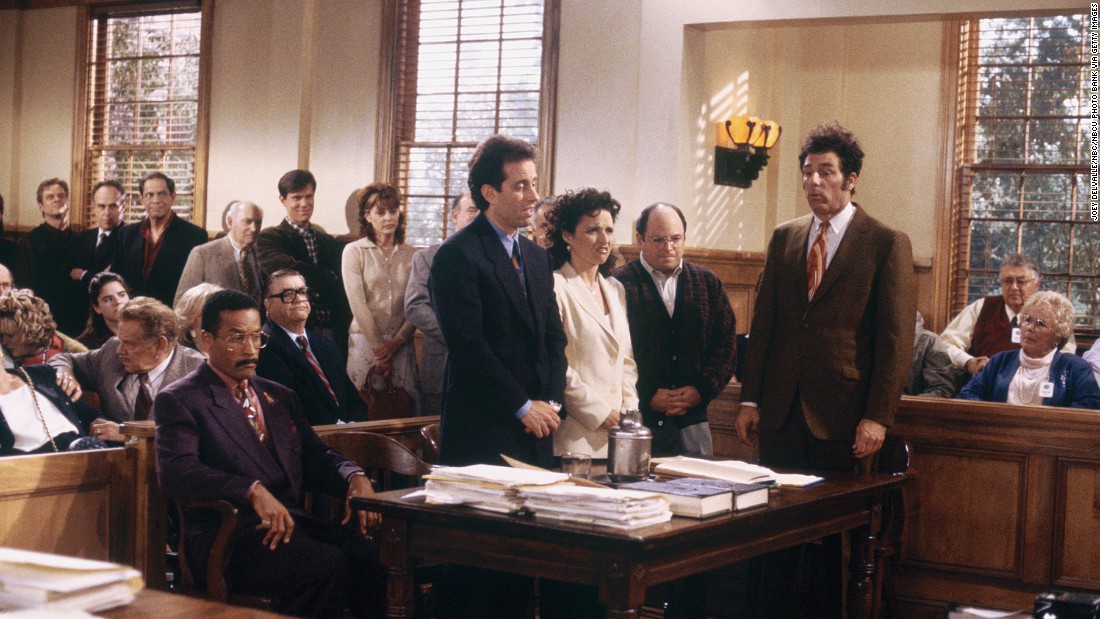 For &quot;Seinfeld&#39;s&quot; final episode, co-creator Larry David returned to write the script. He apparently decided that the four main characters were beyond help, because they ended up in jail after a trial in which many of those they&#39;d wronged testified. 