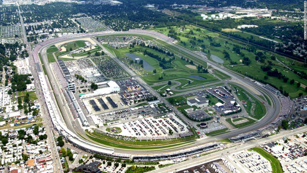 Brickyard Crossing Golf Club in Indianapolis has four holes inside the circuit that the famous Indy 500 is staged on.