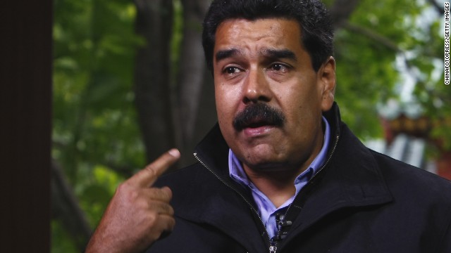 Venezuelan President Nicolas Maduro says of the diplomats &quot;Yankee go home. Enough abuses already.&quot;