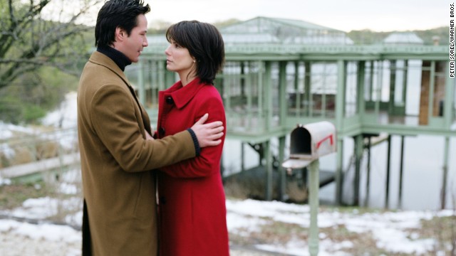Keanu Reeves and Sandra Bullock in 'The Lake House.'