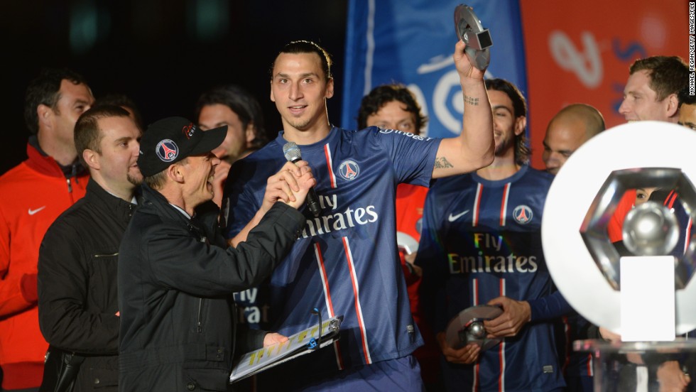 Ibrahimovic&#39;s first season in Paris ended in glory. The Swede scored 30 league goals as PSG stormed to the French First Division title.