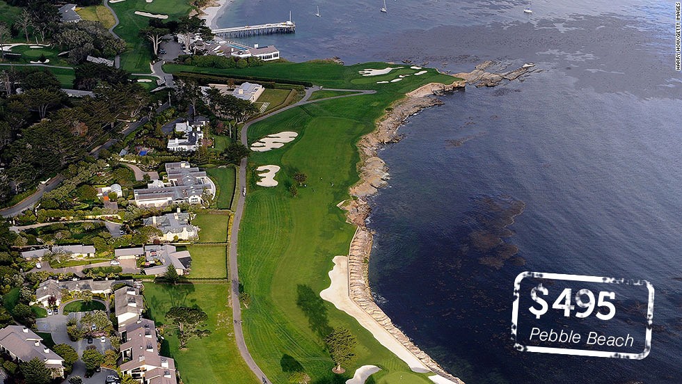 &lt;a href=&quot;http://www.pebblebeach.com/&quot; target=&quot;_blank&quot;&gt;&lt;strong&gt;Pebble Beach Golf Links&lt;/strong&gt;&lt;/a&gt;&lt;strong&gt;, California&lt;/strong&gt;: Probably the most famous links course outside Scotland and &lt;a href=&quot;http://www.golfdigest.com/golf-courses/2013-02/100-greatest-public-courses&quot; target=&quot;_blank&quot;&gt;No.1&lt;/a&gt; in Golf Digest&#39;s list of greatest American public courses. Half of Pebble Beach&#39;s holes sit alongside the Pacific Ocean including the par-three 17th where &lt;a href=&quot;http://sportsillustrated.cnn.com/vault/article/magazine/MAG1125647/&quot;&gt;Tom Watson famously chipped in &lt;/a&gt;on his way to winning the 1982 U.S. Open. The 543-yard par five 18th (pictured) is one of the greatest closing holes in all of golf.