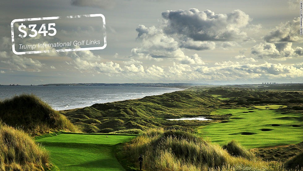 &lt;strong&gt;Trump International Golf Links, Aberdeenshire, Scotland&lt;/strong&gt;: Donald Trump&#39;s course opened to &lt;a href=&quot;http://cnn.com/2012/07/10/sport/golf/donald-trump-new-golf-course-in-scotland/index.html&quot;&gt;great fanfare&lt;/a&gt; in the summer of 2012 with the American tycoon hailing the 7,400-yard links on the northeast coast of Scotland as &quot;the world&#39;s greatest golf course.&quot; &lt;a href=&quot;http://www.trumpgolfscotland.com/Default.aspx?p=DynamicModule&amp;pageid=335964&amp;ssid=234105&amp;vnf=1&quot; target=&quot;_blank&quot;&gt;Weekend green fees&lt;/a&gt; during the summer cost $215 ($345). Local residents can play for less.  &lt;br /&gt;