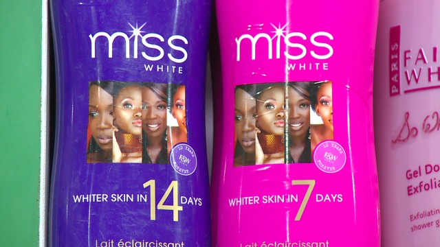 Skin whitening creams popular in Nigeria