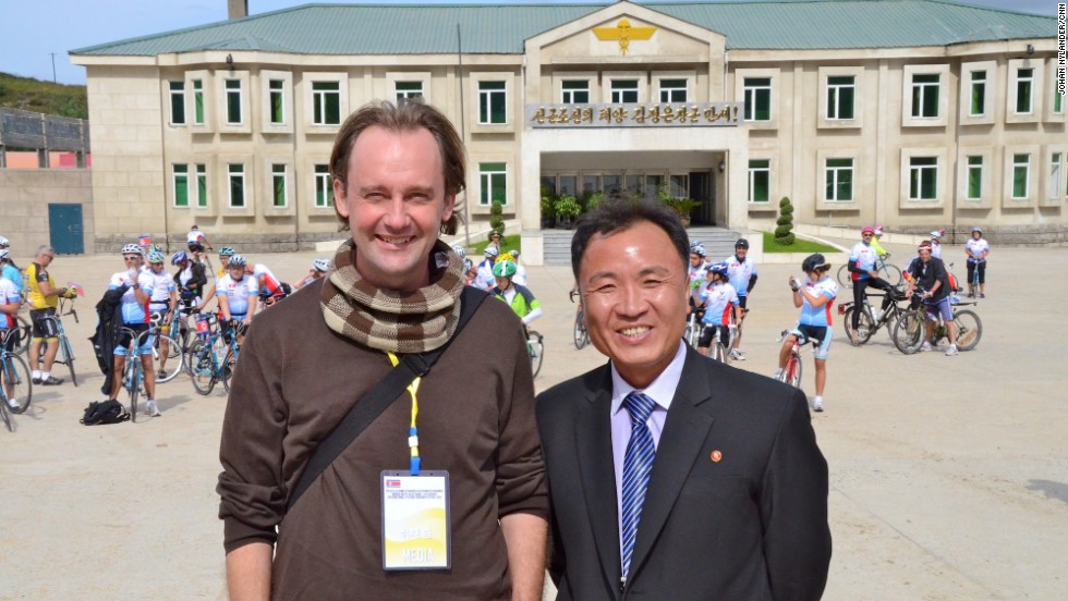 Journalist Johan Nylander and his North Korean guide, Ko Chang Ho. &lt;em&gt;EDITOR&#39;S NOTE: This image was not among those deleted by North Korean officials. &lt;/em&gt;