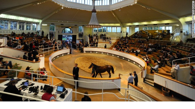 The October yearlings sale at Tattersalls has seen a number of auction records broken in brisk trade.