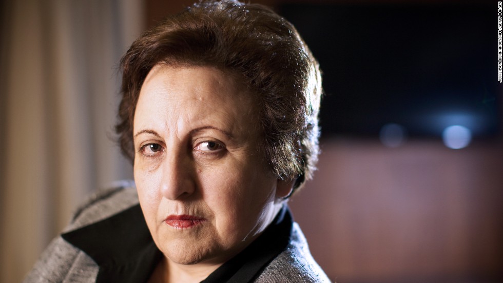 Iranian lawyer and human rights activist Shirin Ebadi won the Nobel Peace Prize in 2003. 