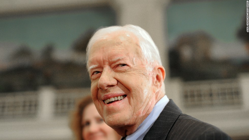 Former President Jimmy Carter won the Nobel Peace Prize in 2002. 