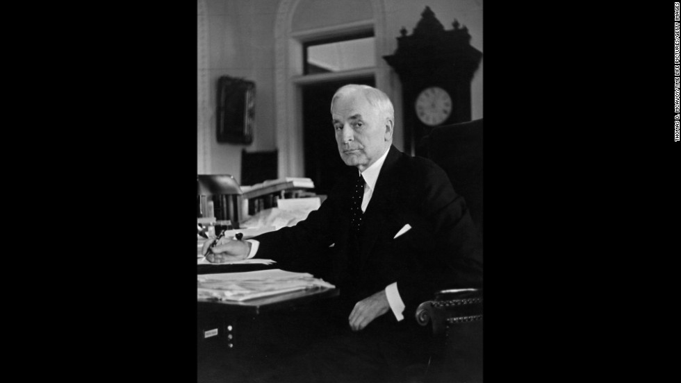 U.S. Secretary of State Cordell Hull won the Nobel Peace Prize in 1945. 