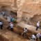 Modern-day excavation of Bahrain royal burial mound A&#39;ali