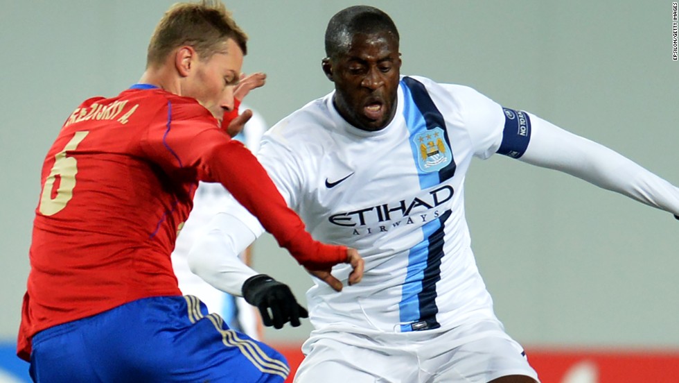 Manchester City&#39;s Yaya Toure says he was subjected to &quot;monkey chants&quot; during a European Champions League match against CSKA Moscow in 2013.