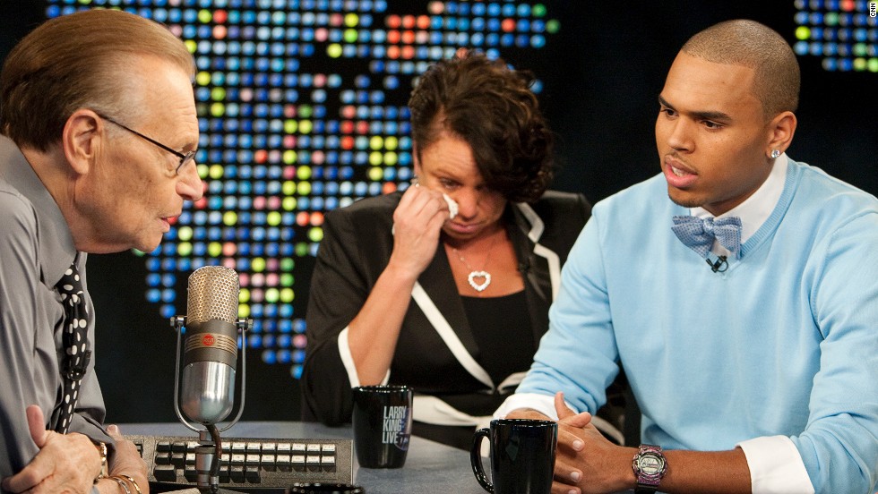 &lt;strong&gt;September 2009:&lt;/strong&gt; Brown and his mother appeared on CNN&#39;s &quot;Larry King Live&quot; in his first TV interview since his arrest. &quot;I&#39;ve said countless times how sorry I am to Rihanna, and I just accepted full responsibility,&quot; Brown said. &quot;But it&#39;s just one of those things I wish I could have relived and just handled totally different.&quot;