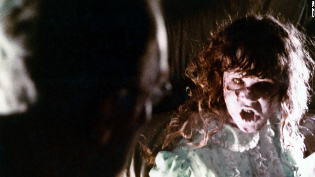 The best-selling novel &quot;The Exorcist,&quot; about a possessed child, became the hugely successful 1973 film &quot;The Exorcist,&quot; starring Linda Blair. The film, directed by the William Friedkin and starring such notable actors as Ellen Burstyn and Max von Sydow, earned 10 Oscar nominations -- acclaim rare for a horror film.