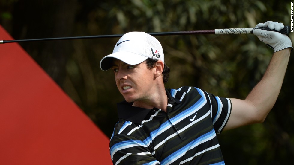 Rory McIlroy had problems with his driving as he dropped three shots on the back nine of his second round for a 72.