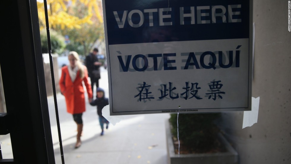 A voter arrives at a polling station in Brooklyn. Bloomberg has helped shape the nation&#39;s biggest city for 12 years.