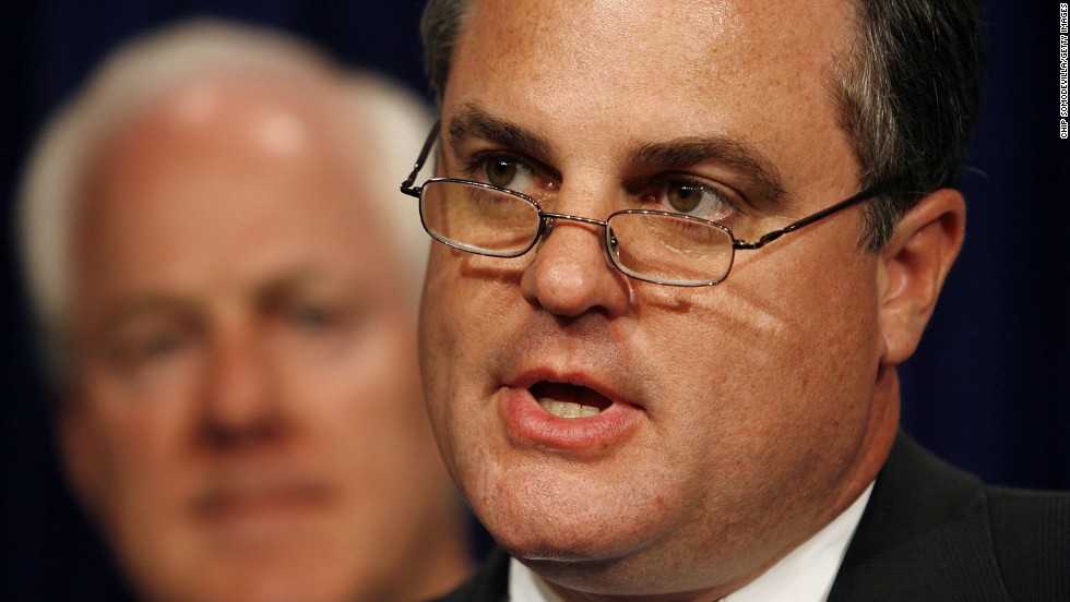 Former Arkansas attorney general, Sen. Mark Pryor, holds a news conference in Washington in 2006. Pryor is the son of former U.S. Sen. David Pryor, D-Arkansas.