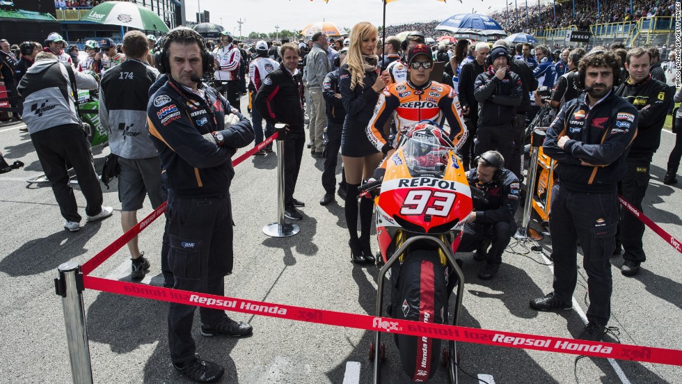 Marquez has claimed nine pole positions, six wins and been on the podium in every race he has finished this season.