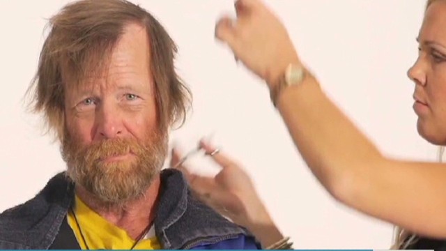 Homeless vet makeover goes viral 