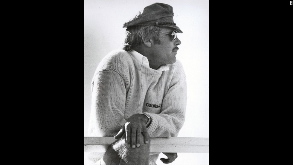 Turner won the America&#39;s Cup, a prestigious sailing competition, in 1977. His racing yacht was named &quot;Courageous,&quot; emblazoned on his sweater.