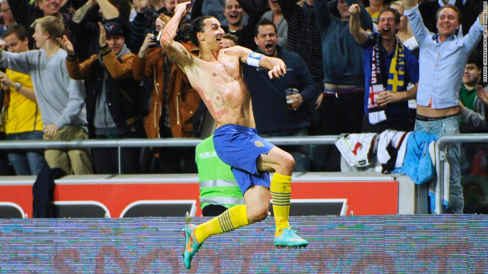 Arguably the finest goal of Ibrahimovic&#39;s career arrived in Sweden&#39;s 4-2 win over England in 2013. From 30 yards out, he performed a spectacular bicycle kick, which looped over goalkeeper Joe Hart and was subsequently named goal of the year.