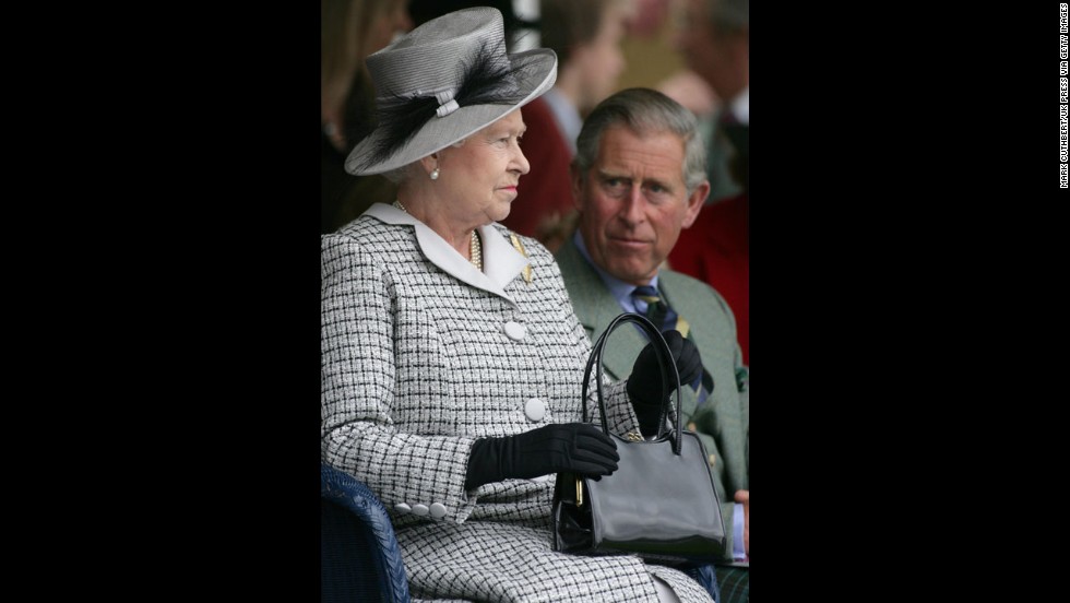 The Queen and Charles attend the 2006 Braemar Gathering in Scotland.