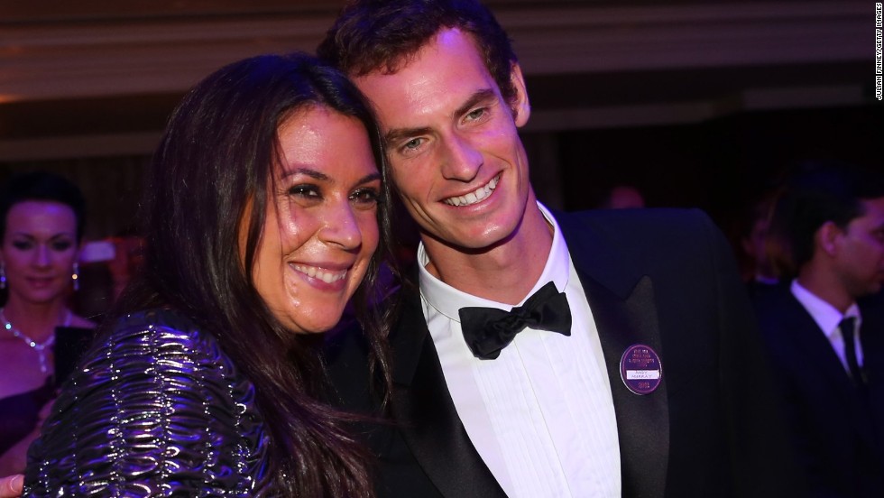 After a BBC presenter made a disparaging remark about Bartoli&#39;s appearance, she showed up looking glamorous at the Wimbledon Ball.  &quot;I never dreamed of being a model,&quot; she said. &quot;I dreamed about winning Wimbledon.&quot; Murray posed for a picture with Bartoli. 